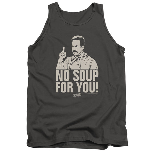 SEINFELD : NO SOUP ADULT TANK Charcoal LG