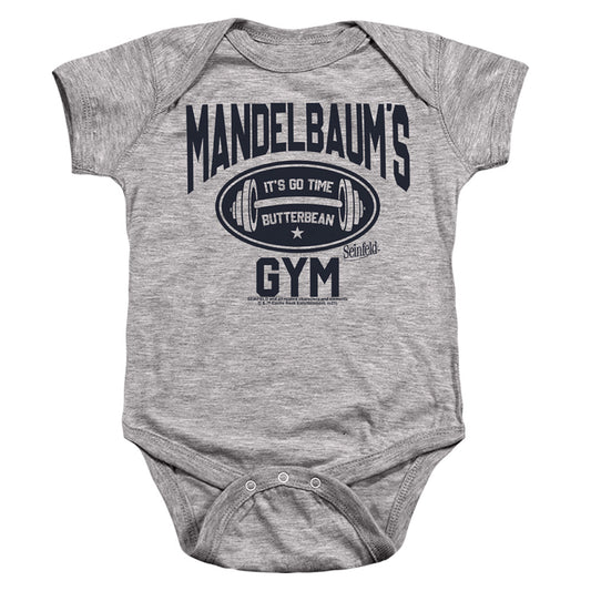 SEINFELD : MADELBAUM'S GYM INFANT SNAPSUIT Athletic Heather LG (18 Mo)