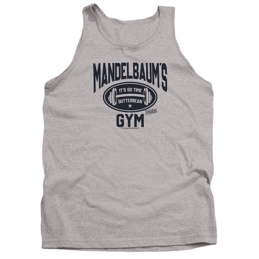 SEINFELD : MADELBAUM'S GYM ADULT TANK Athletic Heather 2X