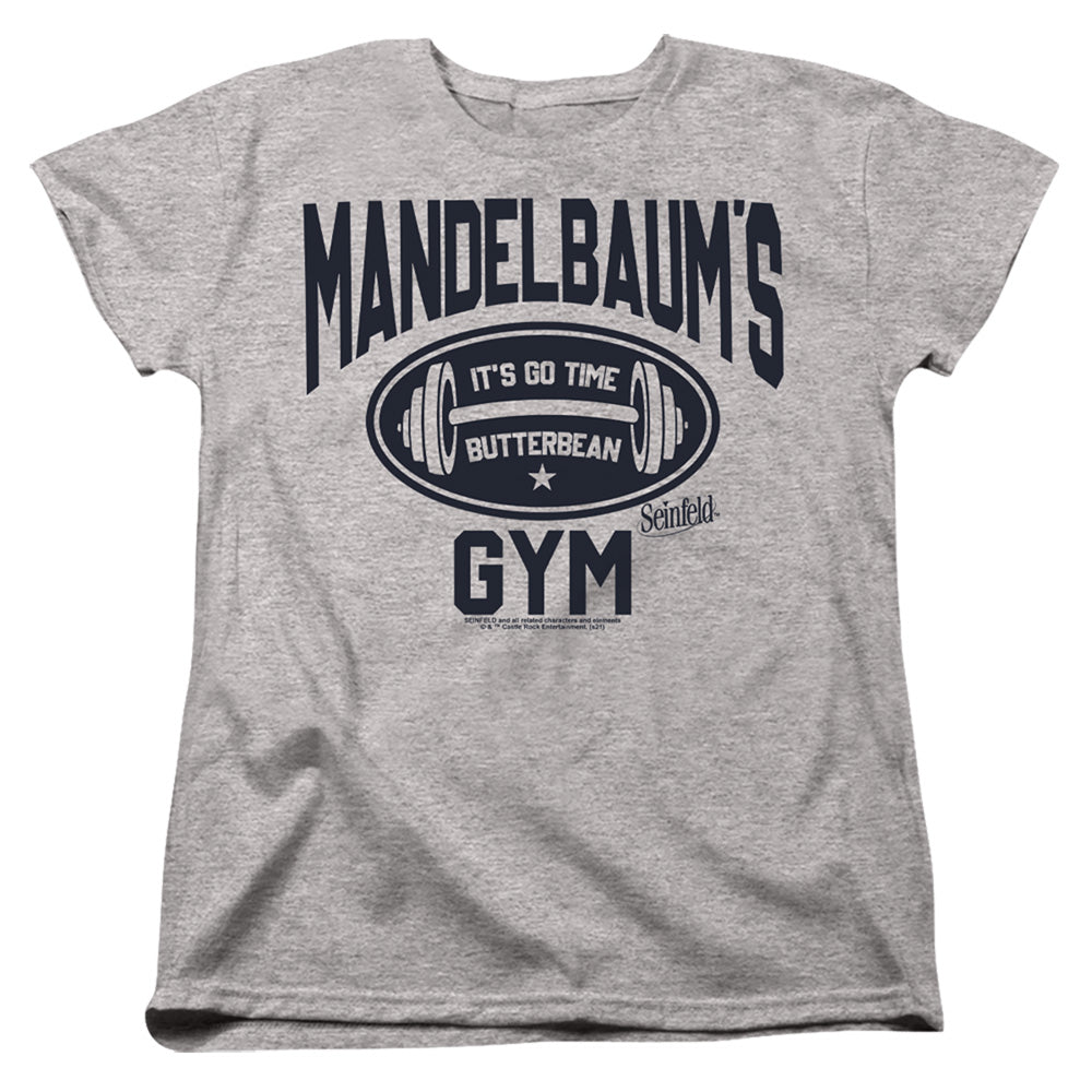 SEINFELD : MADELBAUM'S GYM WOMENS SHORT SLEEVE Athletic Heather 2X