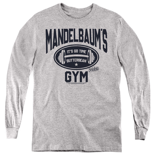 SEINFELD : MADELBAUM'S GYM L\S YOUTH Athletic Heather LG