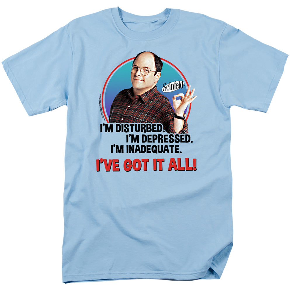 SEINFELD : GEORGE ALL S\S ADULT 18\1 Light Blue 2X