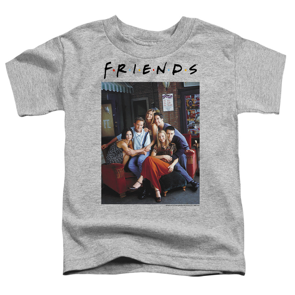 FRIENDS : CHARACTERS 1 S\S TODDLER TEE Athletic Heather LG (4T)