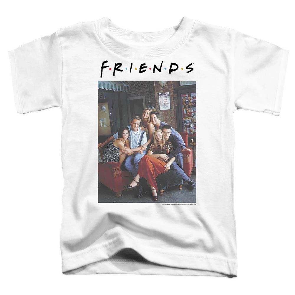 FRIENDS : CHARACTERS 2 S\S TODDLER TEE White LG (4T)