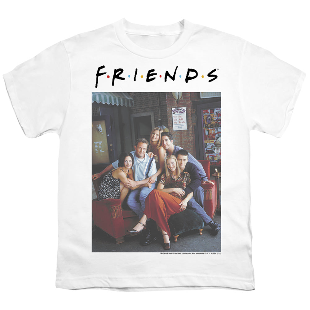 FRIENDS : CHARACTERS 2 S\S YOUTH 18\1 White XL