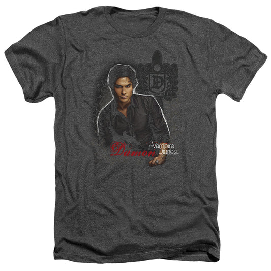 VAMPIRE DIARIES : DAMON ADULT HEATHER BLACK 3X