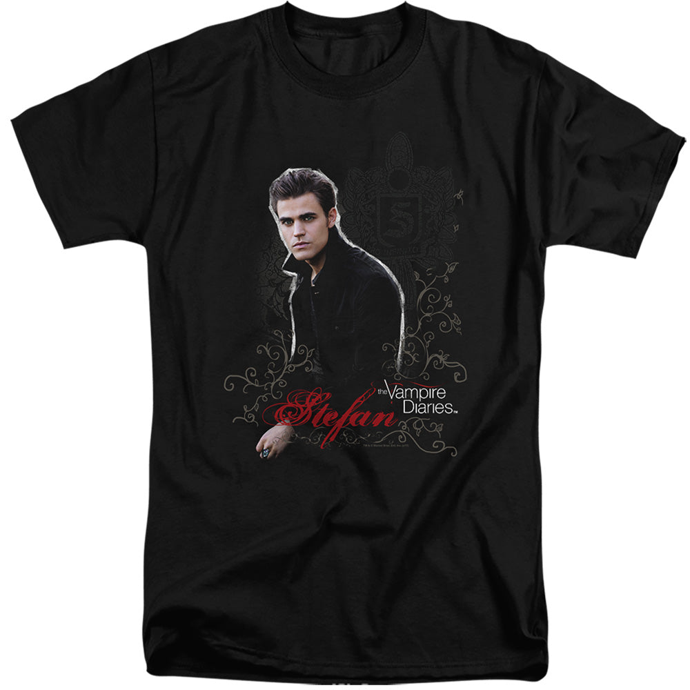 VAMPIRE DIARIES : STEFAN S\S ADULT TALL BLACK 2X