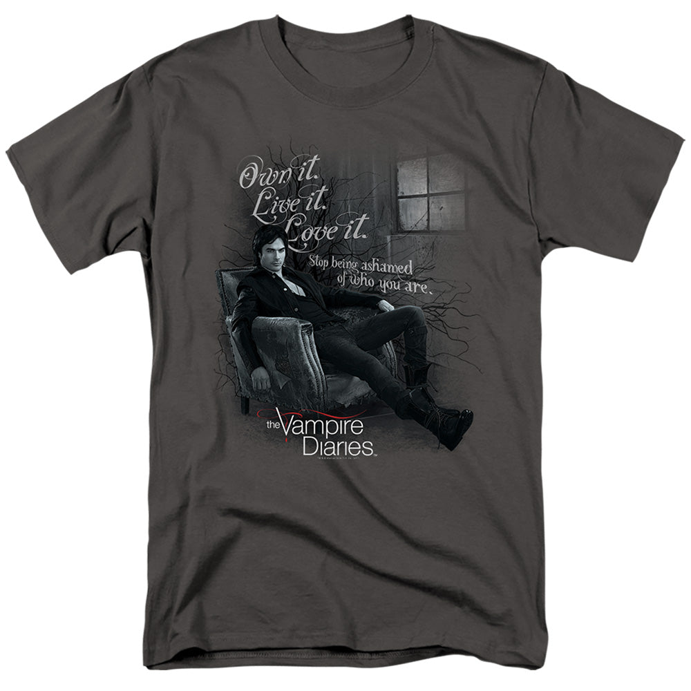 VAMPIRE DIARIES : BE YOURSELF S\S ADULT 18\1 CHARCOAL 2X