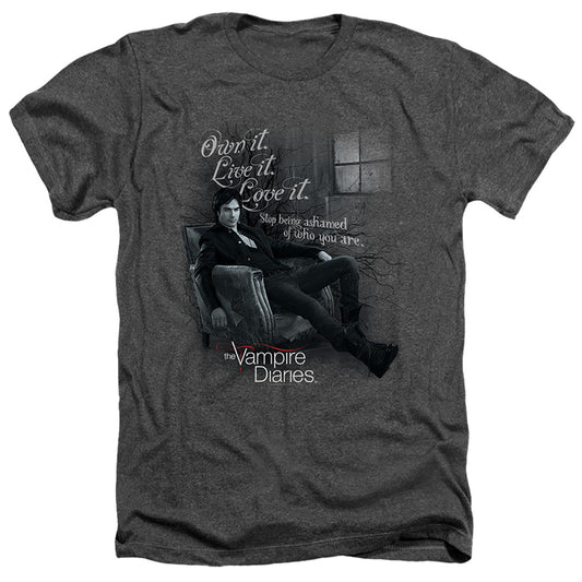 VAMPIRE DIARIES : BE YOURSELF ADULT HEATHER CHARCOAL 2X