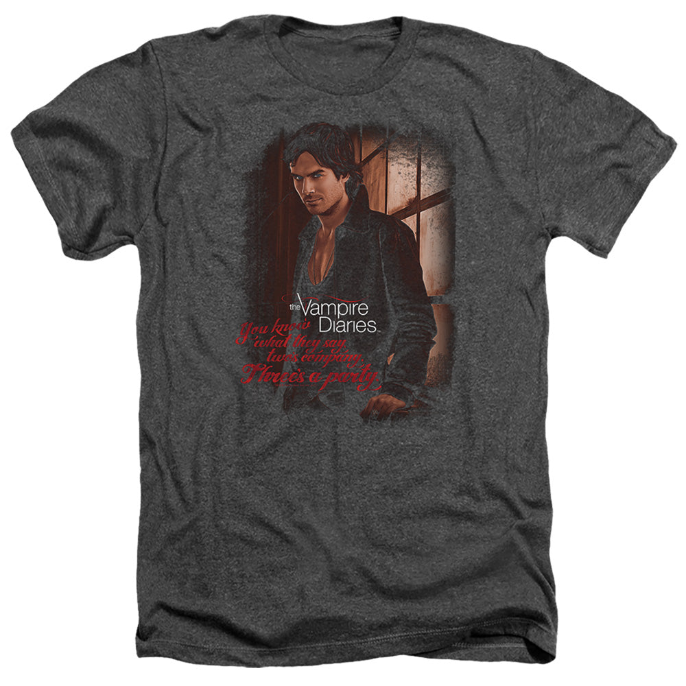 VAMPIRE DIARIES : THREE'S A PARTY ADULT HEATHER BLACK 2X