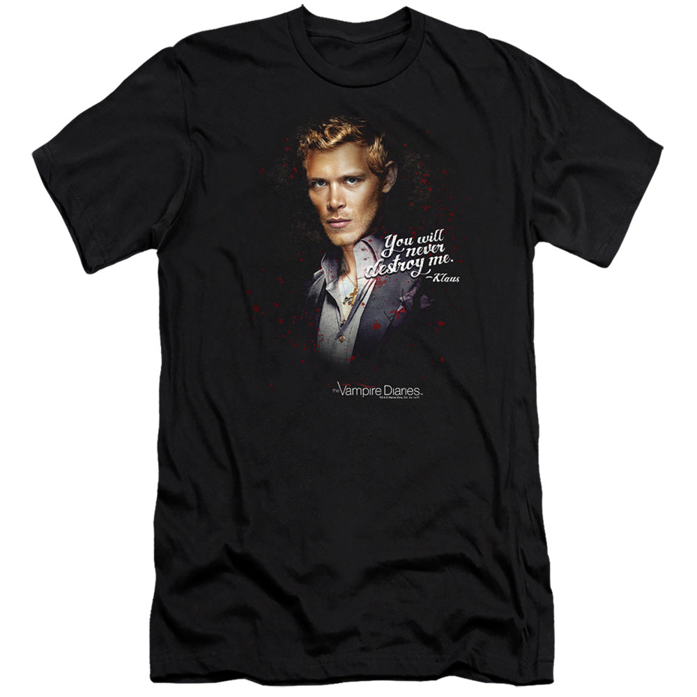 VAMPIRE DIARIES : NEVER DESTROY PREMIUM CANVAS ADULT SLIM FIT 30\1 BLACK 2X