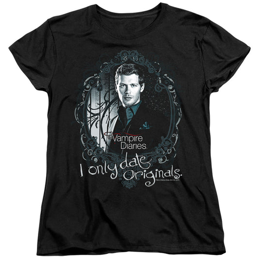 VAMPIRE DIARIES : ORIGINALS S\S WOMENS TEE BLACK MD