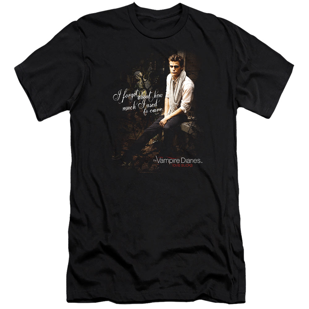 VAMPIRE DIARIES : I USED TO CARE PREMIUM CANVAS ADULT SLIM FIT 30\1 BLACK 2X