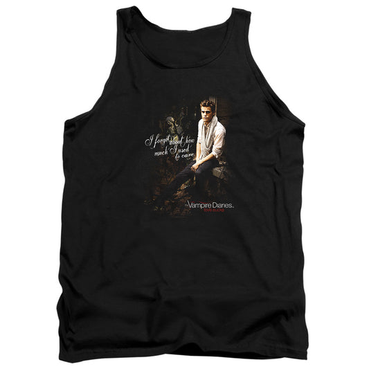 VAMPIRE DIARIES : I USED TO CARE ADULT TANK BLACK 2X