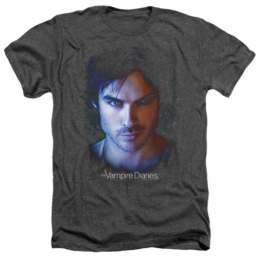 VAMPIRE DIARIES : DAMON ADULT HEATHER BLACK 2X