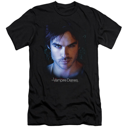 VAMPIRE DIARIES : DAMON PREMIUM CANVAS ADULT SLIM FIT 30\1 BLACK 2X