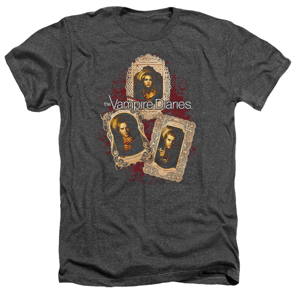 VAMPIRE DIARIES : HOLY CARDS ADULT HEATHER BLACK LG