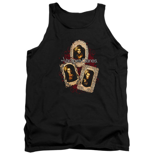 VAMPIRE DIARIES : HOLY CARDS ADULT TANK Black SM