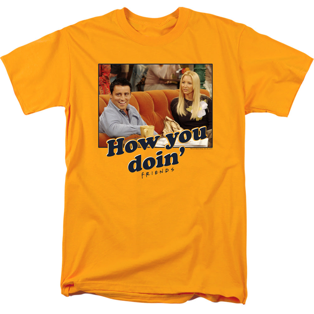 FRIENDS : HOW YOU DOIN' S\S ADULT 18\1 Gold XL