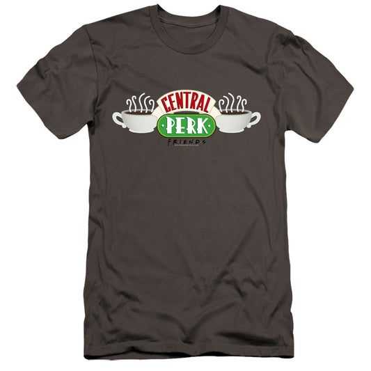 FRIENDS : CENTRAL PERK LOGO PREMIUM CANVAS ADULT SLIM FIT 30\1 CHARCOAL XL