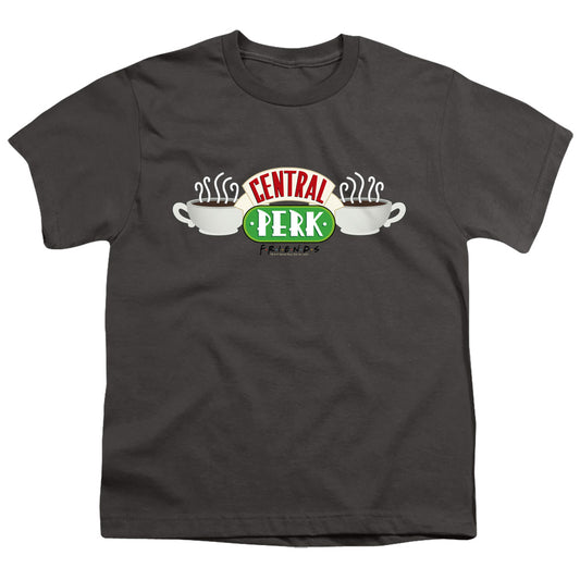 FRIENDS : CENTRAL PERK LOGO S\S YOUTH 18\1 Charcoal SM