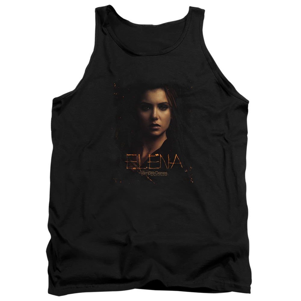 VAMPIRE DIARIES : ELENA SMOKEY VEIL ADULT TANK Black 2X