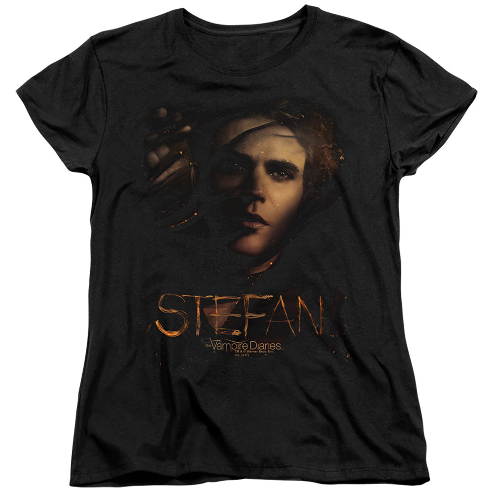 VAMPIRE DIARIES : STEFAN SMOKEY VEIL S\S WOMENS TEE Black 2X