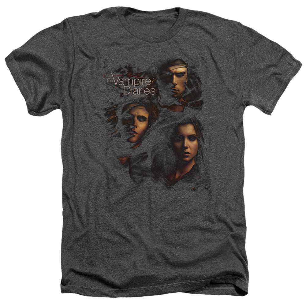 VAMPIRE DIARIES : SMOKEY VEIL ADULT HEATHER BLACK 3X