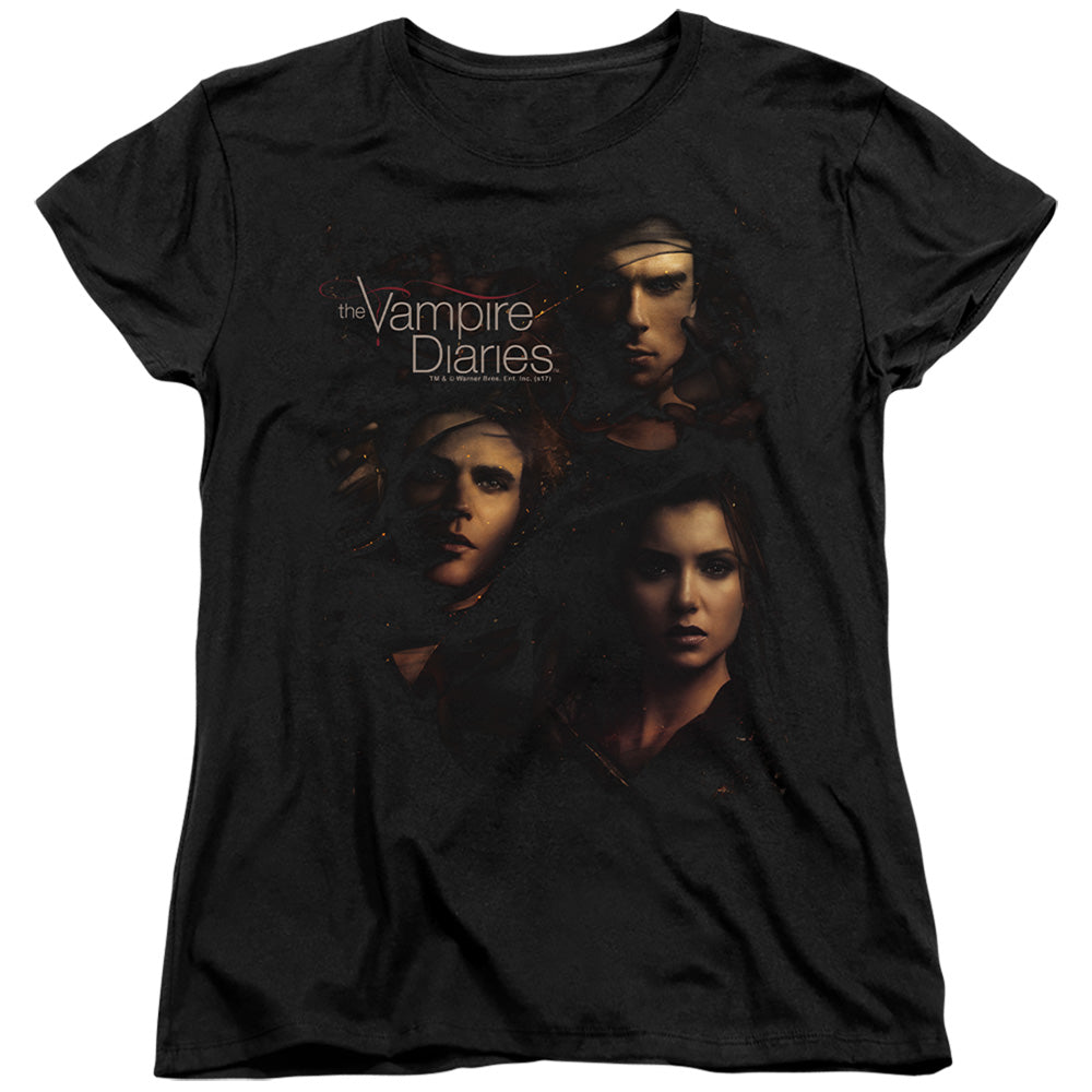 VAMPIRE DIARIES : SMOKEY VEIL S\S WOMENS TEE Black 2X