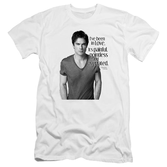 VAMPIRE DIARIES : IN LOVE PREMIUM CANVAS ADULT SLIM FIT 30\1 WHITE 2X