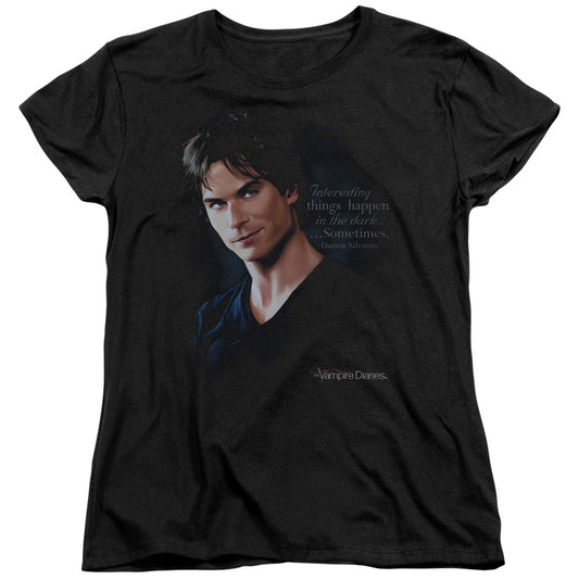 VAMPIRE DIARIES : SOMETIMES S\S WOMENS TEE Black XL