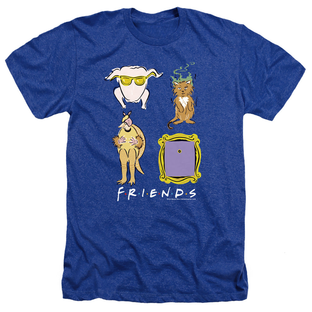 FRIENDS : SYMBOLS ADULT HEATHER Royal Blue LG