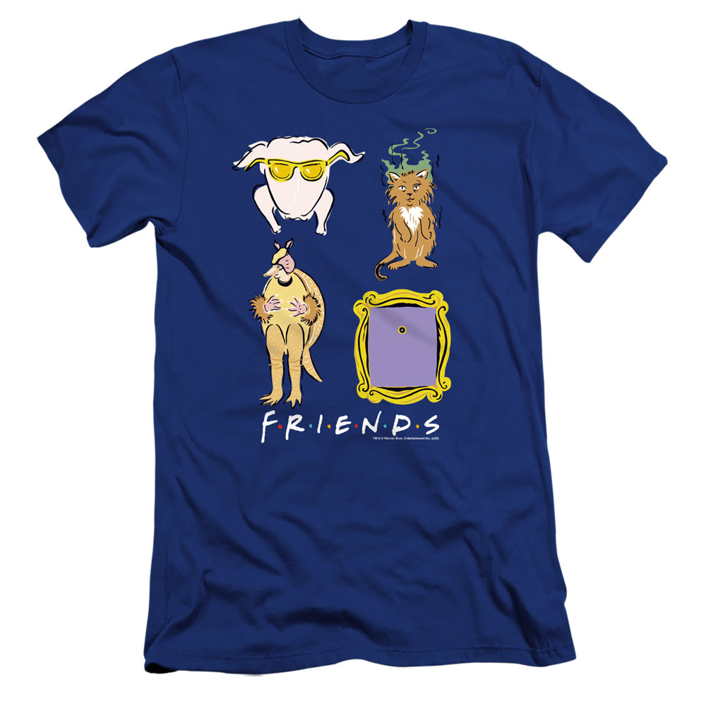 FRIENDS : SYMBOLS PREMIUM CANVAS ADULT SLIM FIT 30\1 ROYAL BLUE LG