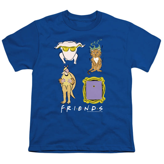 FRIENDS : SYMBOLS S\S YOUTH 18\1 Royal Blue LG