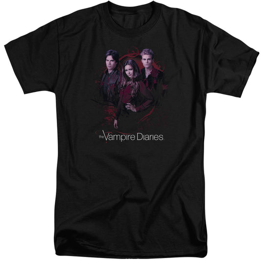 VAMPIRE DIARIES : COMPANY OF THREE S\S ADULT TALL BLACK 2X