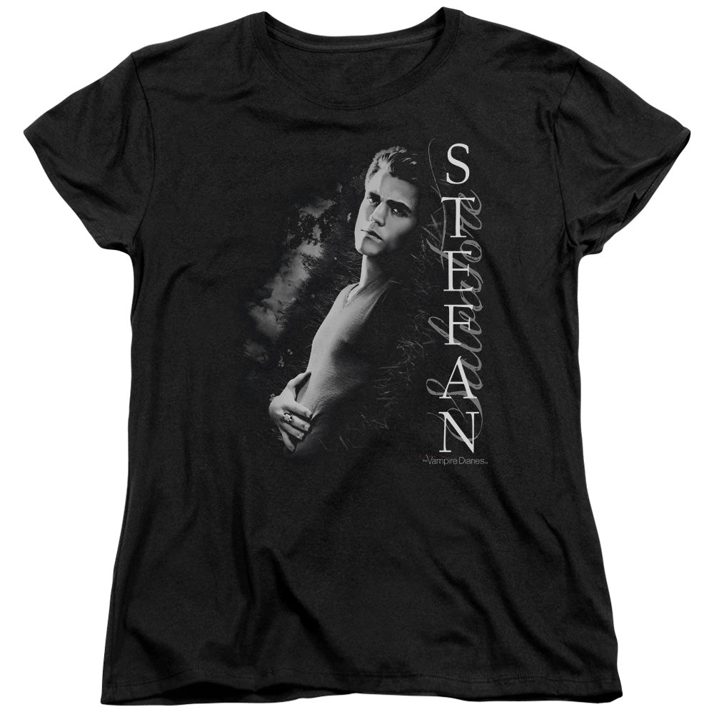 VAMPIRE DIARIES : NEXT TO ME S\S WOMENS TEE Black SM