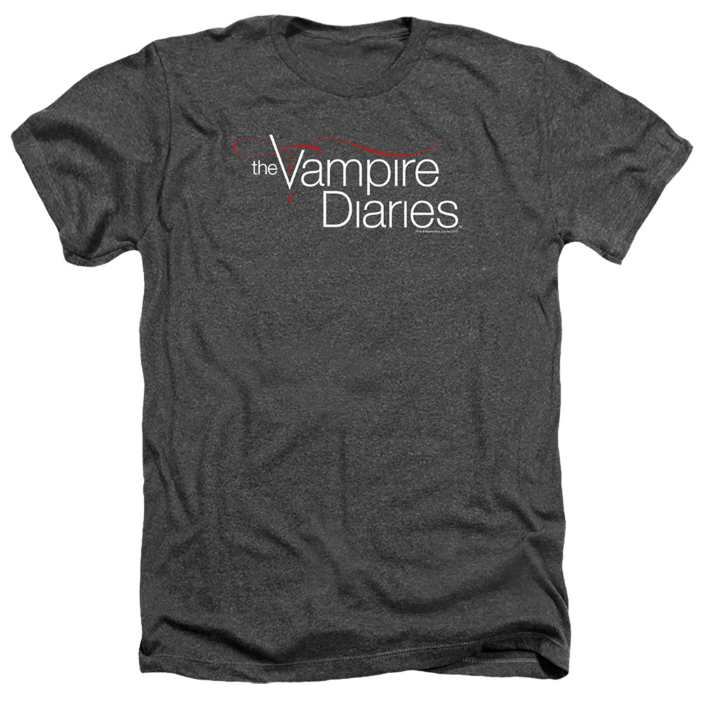 VAMPIRE DIARIES : THE VAMPIRE DIARIES LOGO ADULT HEATHER Black 2X