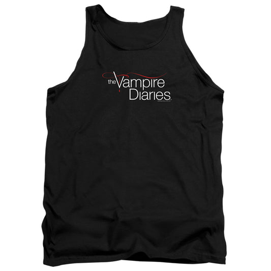 VAMPIRE DIARIES : THE VAMPIRE DIARIES LOGO ADULT TANK Black LG