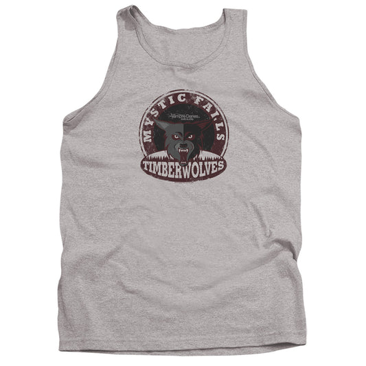 VAMPIRE DIARIES : TIMBERWOLVES ADULT TANK Athletic Heather 2X