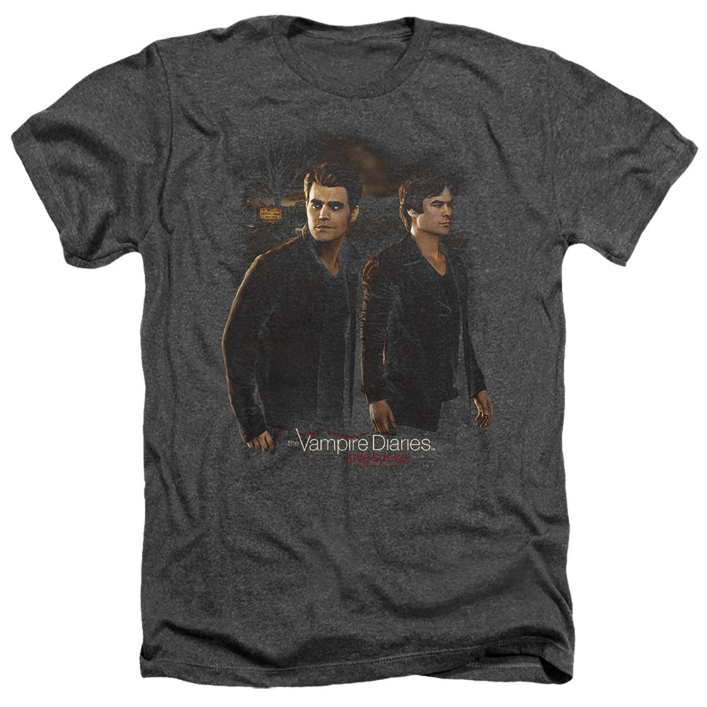 VAMPIRE DIARIES : BROTHERS ADULT HEATHER Black 2X