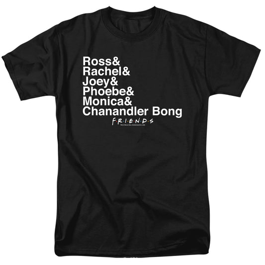 FRIENDS : CHANANDLER BONG S\S ADULT 18\1 Black XL