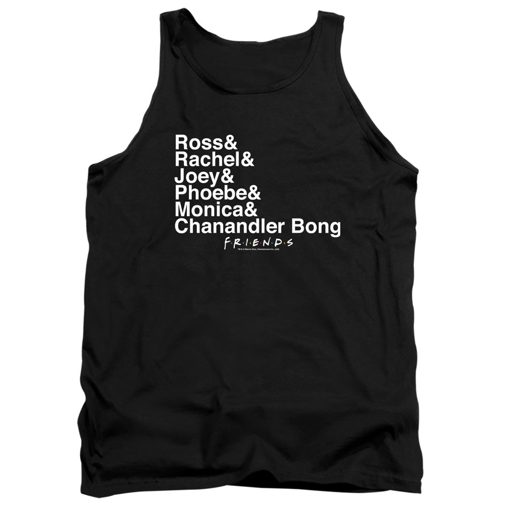 FRIENDS : CHANANDLER BONG ADULT TANK Black XL