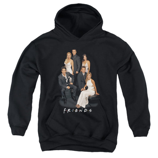 FRIENDS : CLASSY YOUTH PULL OVER HOODIE Black LG