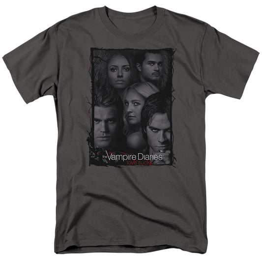 VAMPIRE DIARIES : SO HERE WE ARE S\S ADULT 18\1 Charcoal XL