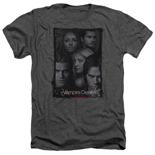 VAMPIRE DIARIES : SO HERE WE ARE ADULT HEATHER Charcoal 2X