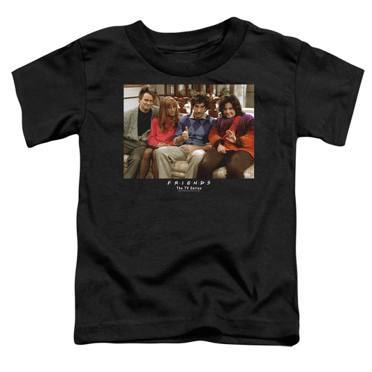 FRIENDS : THROWBACK S\S TODDLER TEE Black LG (4T)