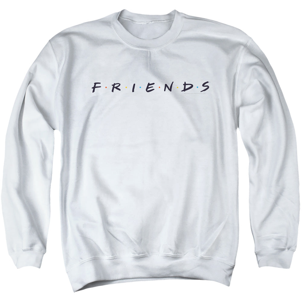 FRIENDS : LOGO ADULT CREW SWEAT White 2X