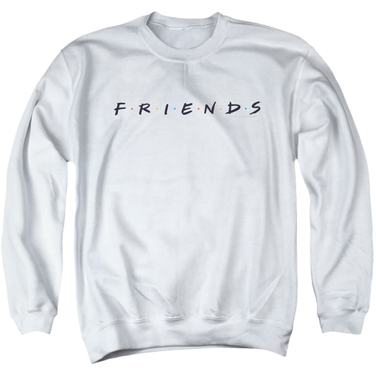 FRIENDS : LOGO ADULT CREW SWEAT White MD