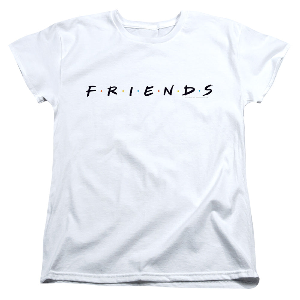 FRIENDS : LOGO WOMENS SHORT SLEEVE White XL