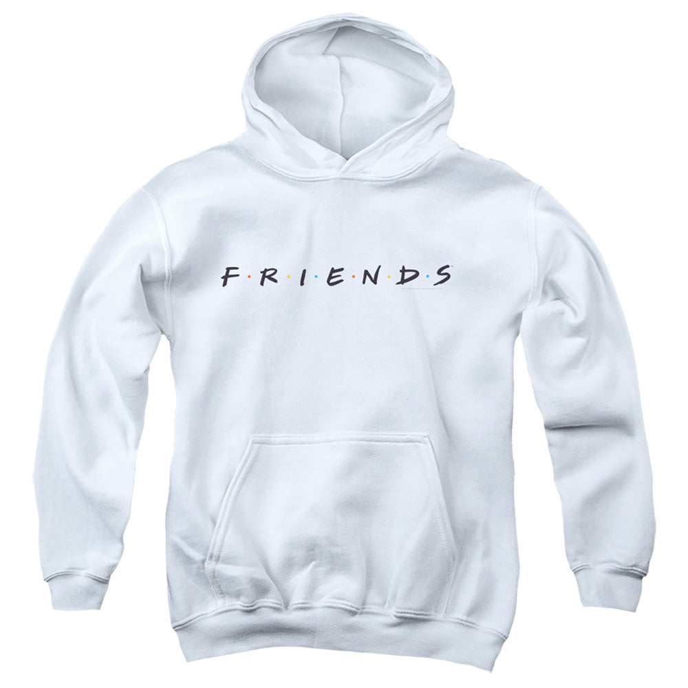 FRIENDS : LOGO YOUTH PULL OVER HOODIE White LG